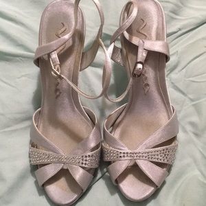 Nina Rhinestone Evening Heels